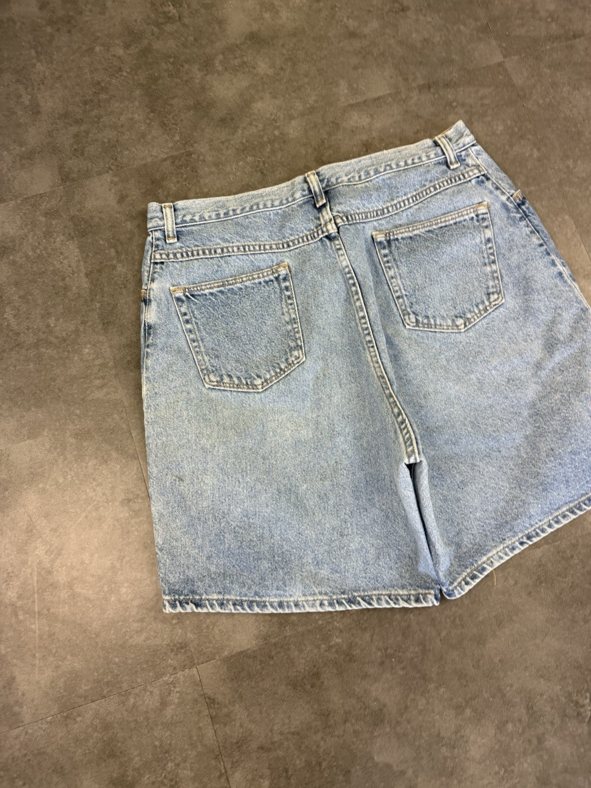 Wrangler Vintage Baggy Carpenter 90s Y2K Denim Jorts Shorts Skater Workwear 34W