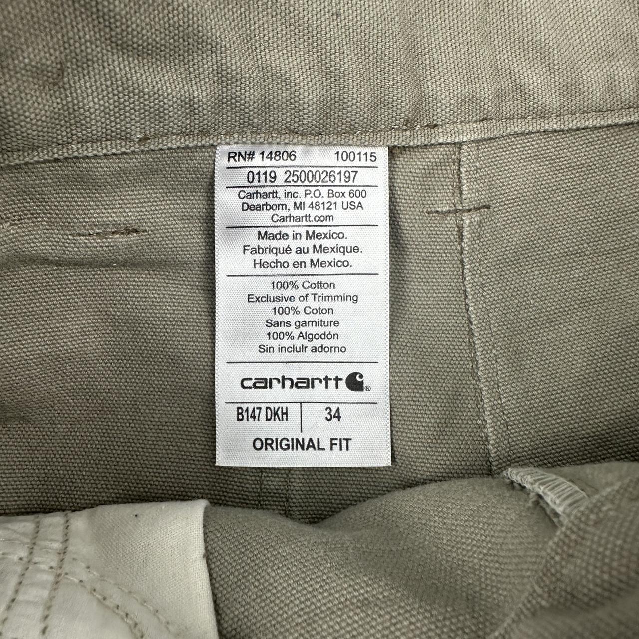 Carhartt 2000s dungaree workwear comfort fit cargo shorts