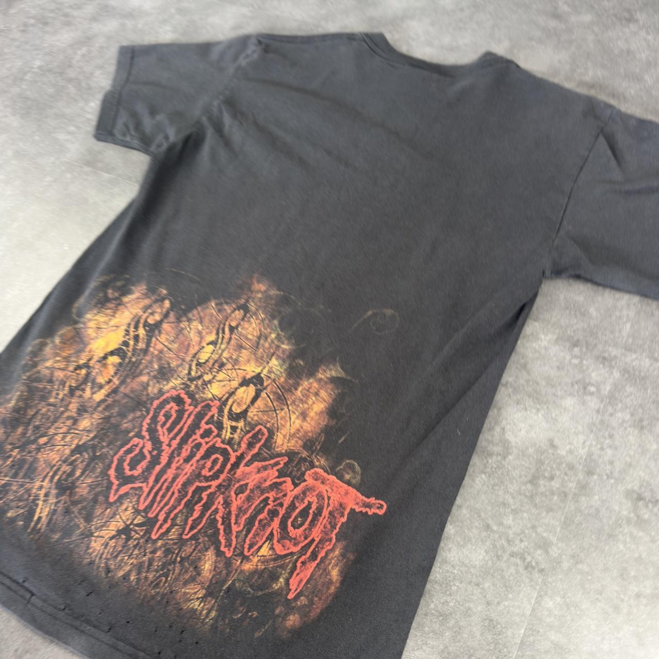 Hanes T 2000s Y2K logo Slipknot print design
