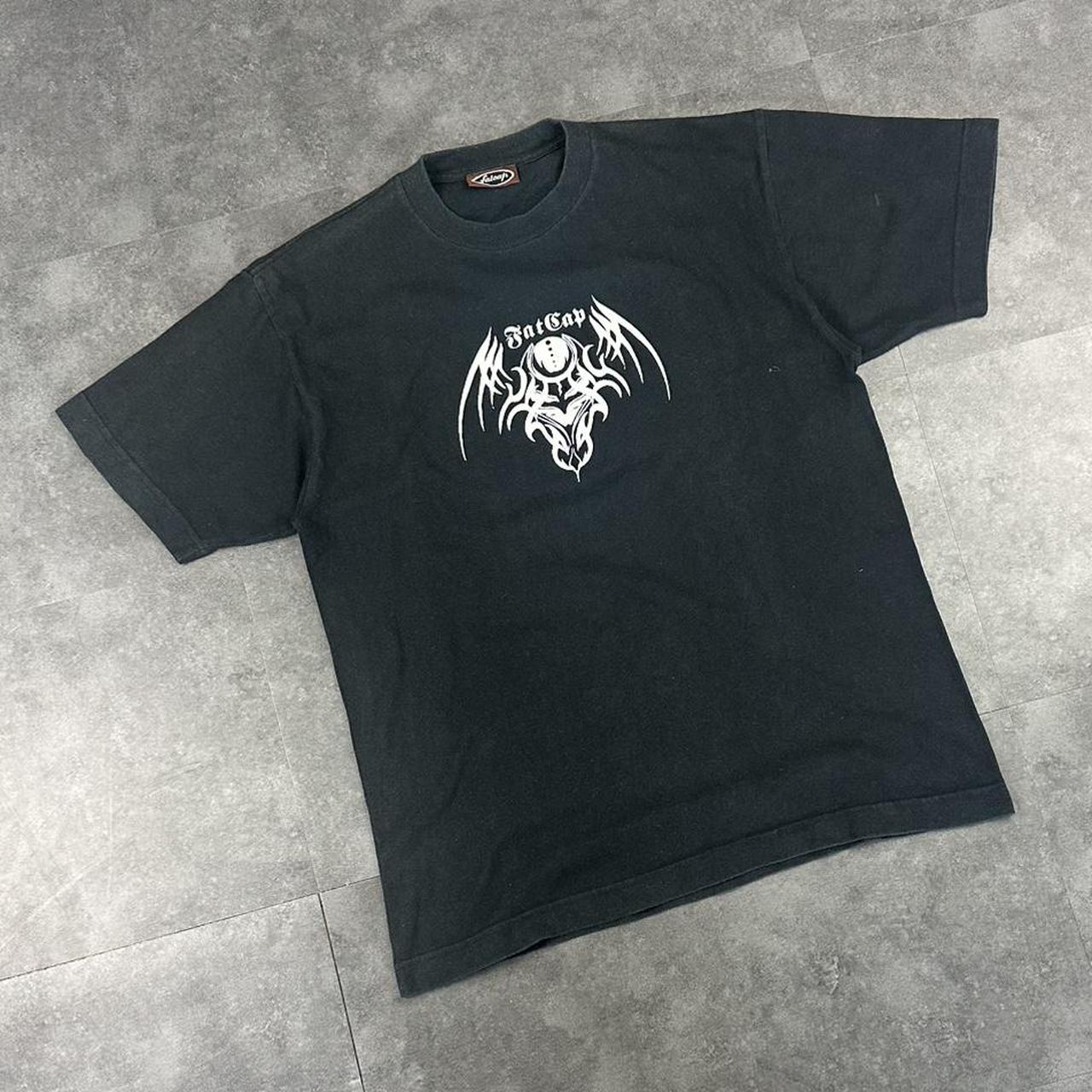 Fatcap T 2000s Print Logo Tattoo design Printed T shirt