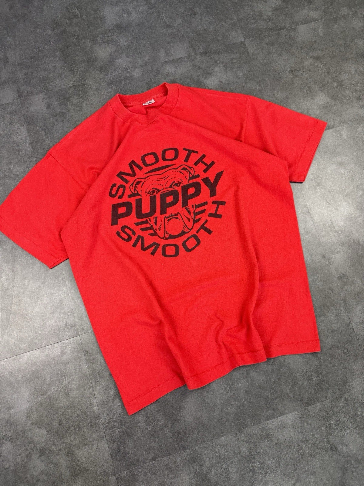 Single Stitch Fruit of the Loom Spellout Vintage 90s Made in USA T-Shirt Size XL