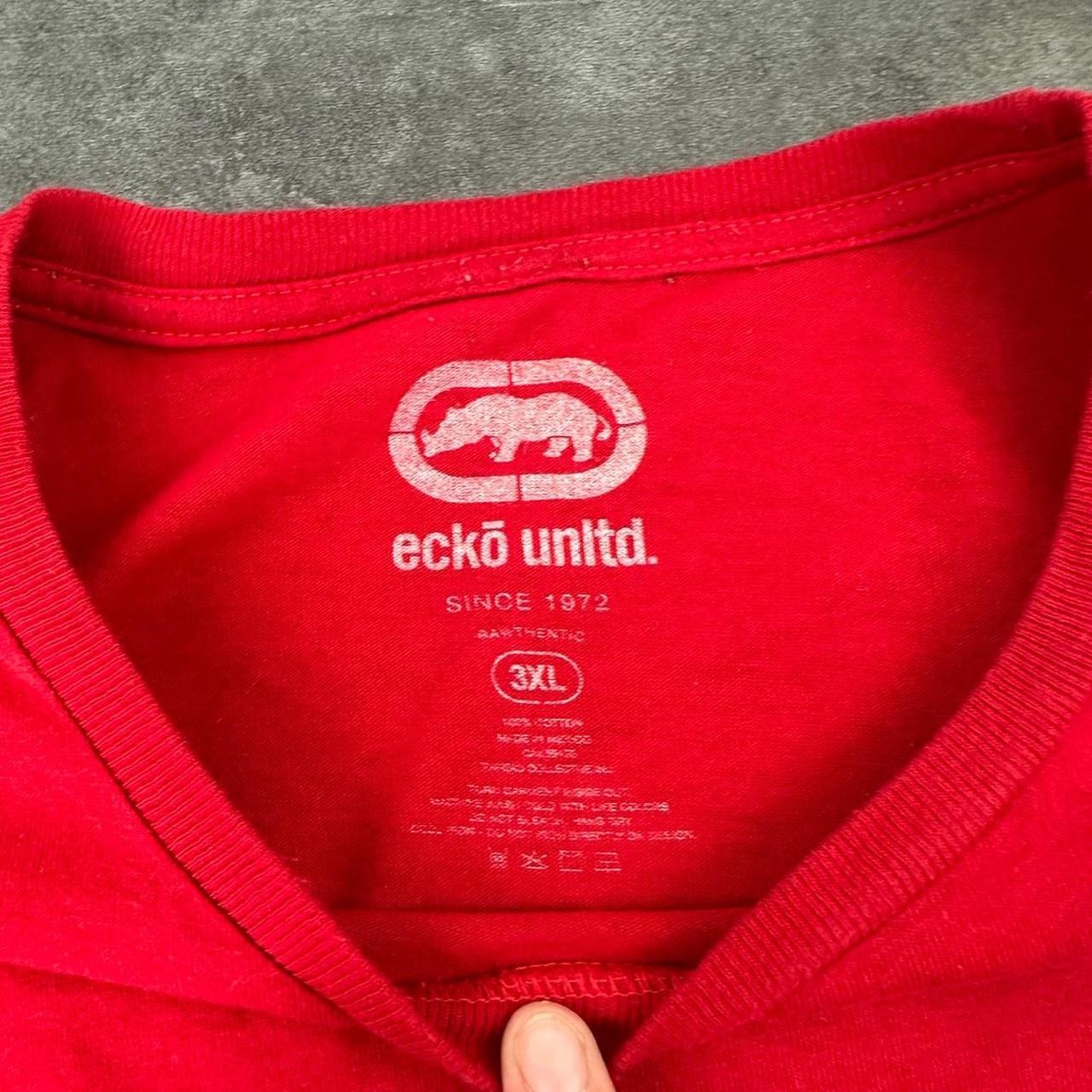 Ecko Unltd 90s Y2K print graphic logo shirt