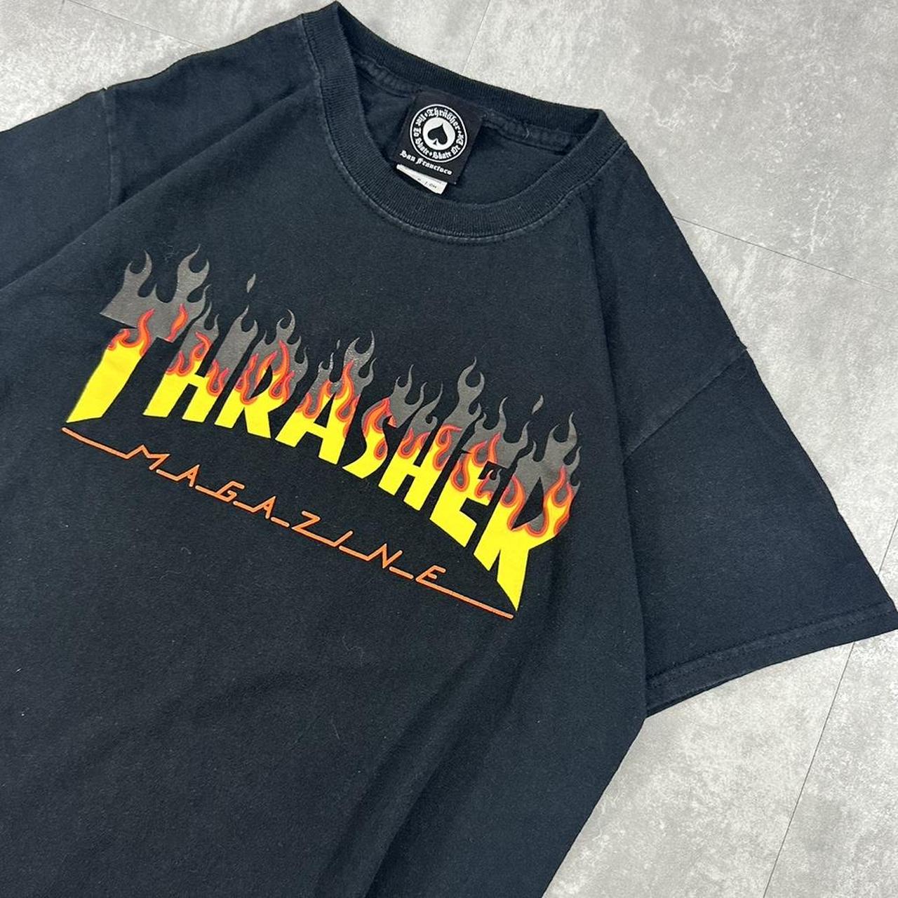 2000s Black Thrasher shirt