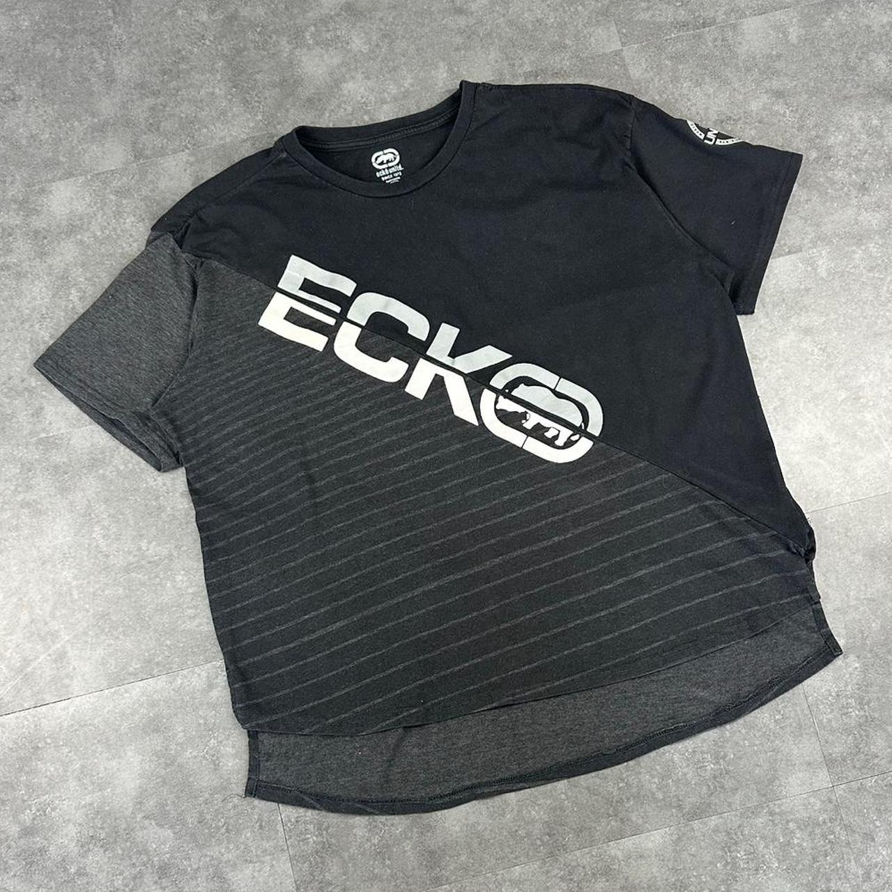 Ecko Unltd T 2000s Y2K logo print graphic T shirt