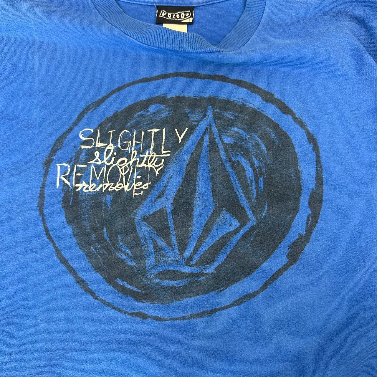 Volcom T 2000s Y2K logo print design