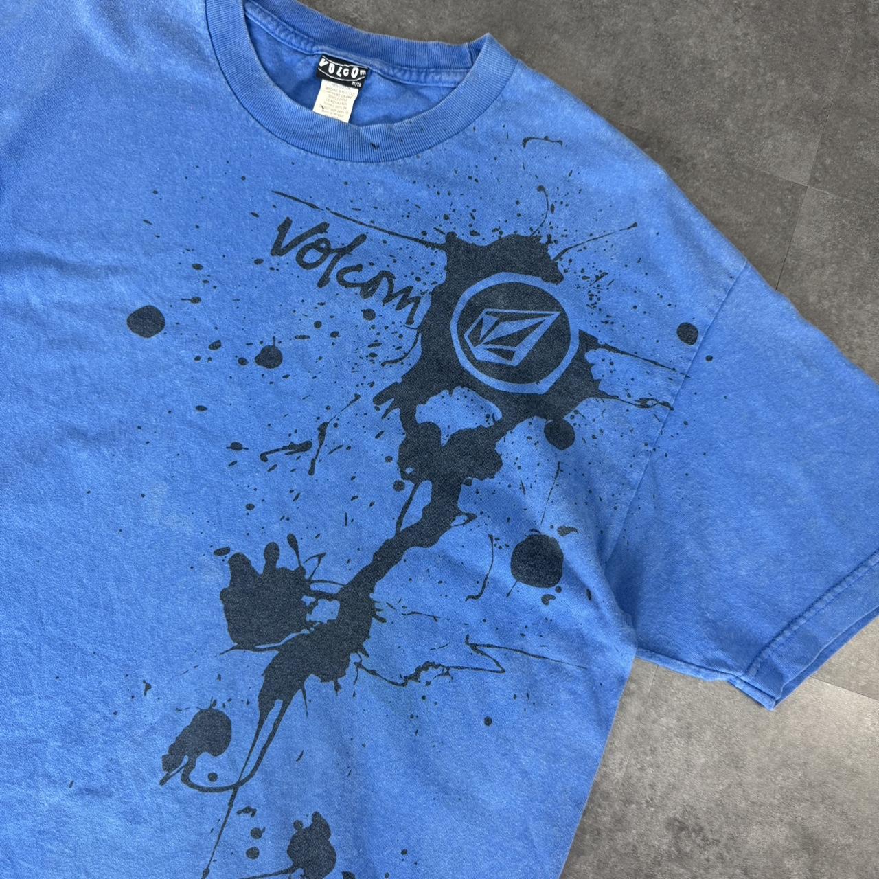 Volcom graffiti style 2000s Surfwear Logo design graphic T shirt