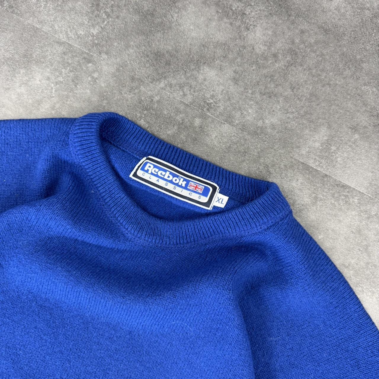 Reebok classic vintage 90s acrylic pullover jumper sweatshirt