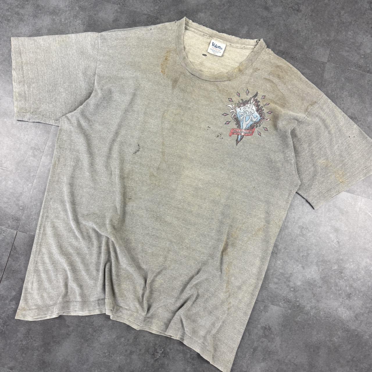 Volunteer 2000s island magic Hawaii distressed graphic print T shirt