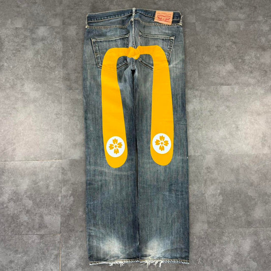 Levi’s x Evisu 2000s Reworked vintage Denim Jeans