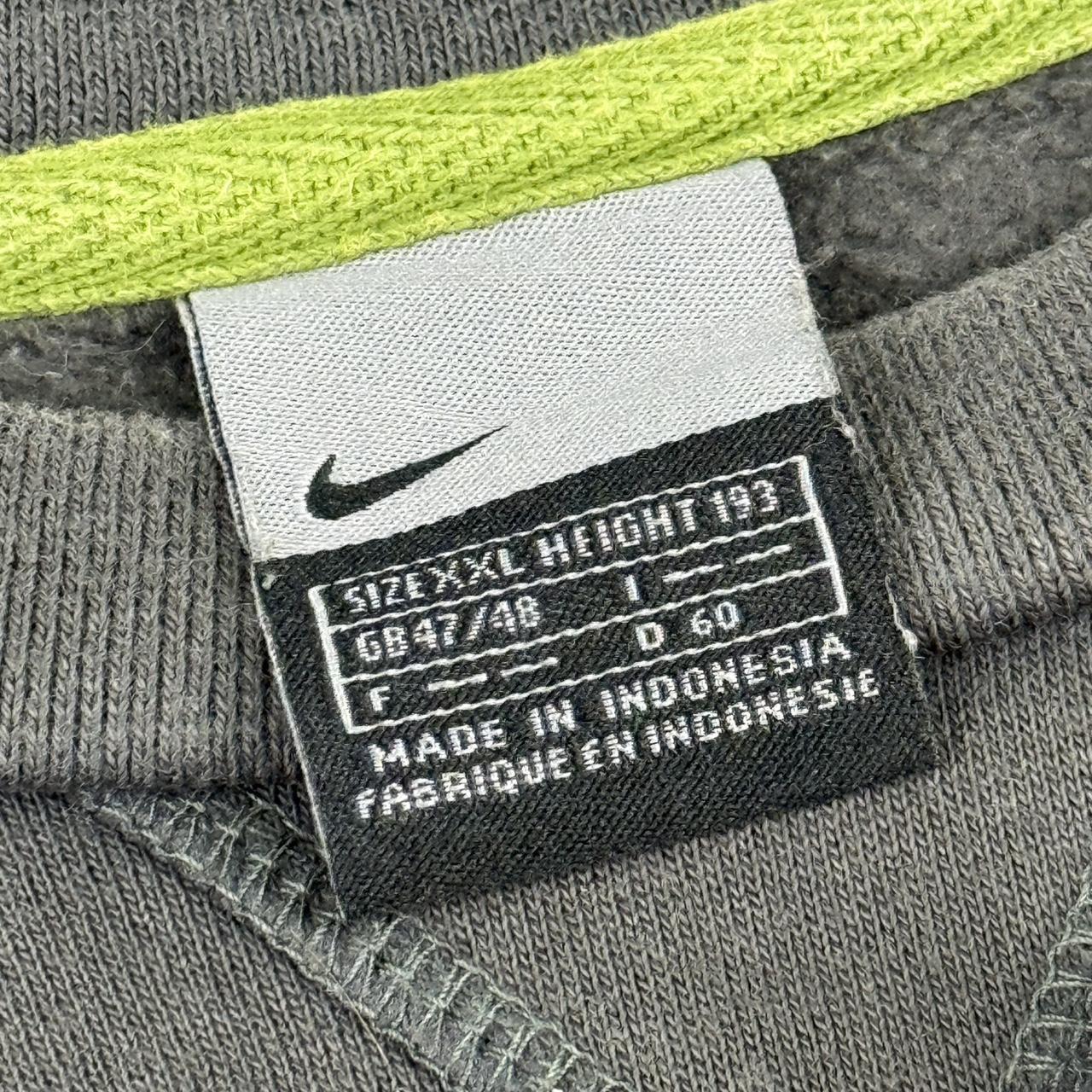 vintage Nike grey tab 2000s spellout embroidered big spellout sweatshirt