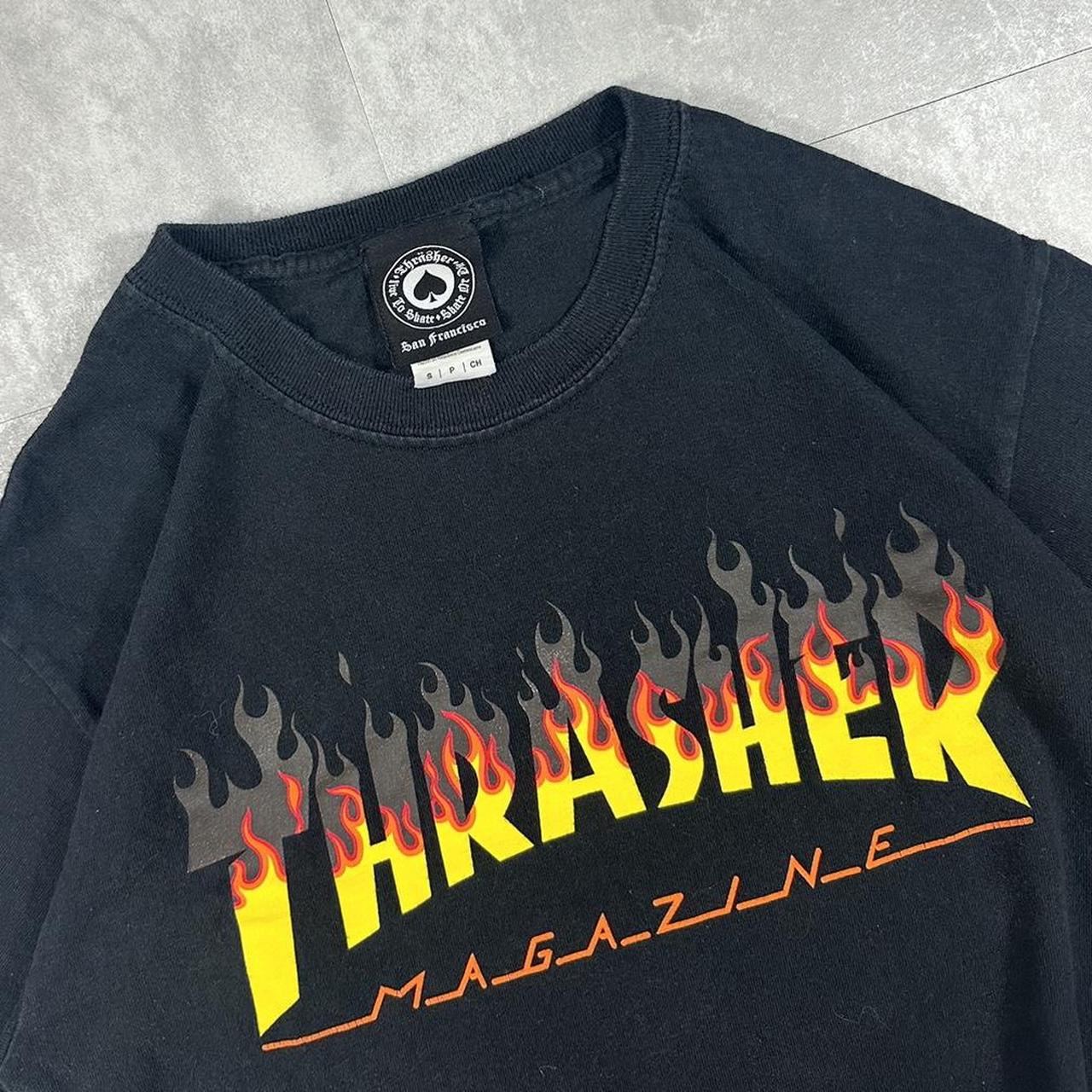 2000s Black Thrasher shirt