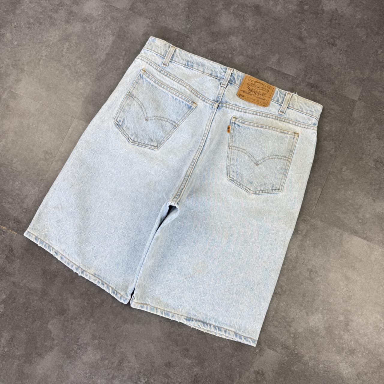 Rare Levi’s 90s orange tab 550 baggy skate denim short Jorts