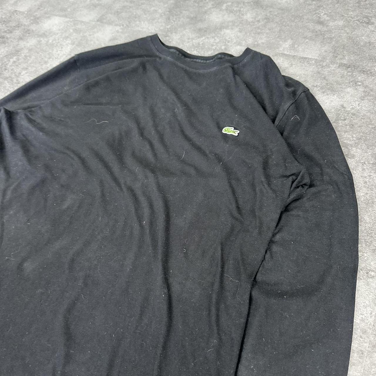 Lacoste 2000s embroidered logo long sleeve T shirt