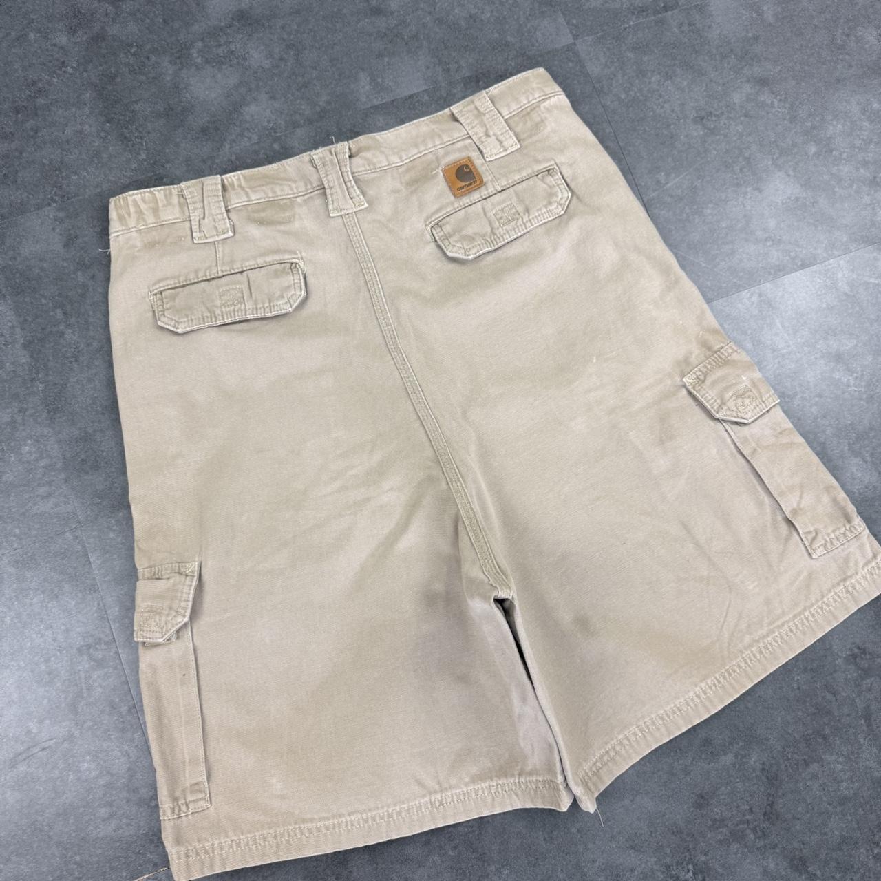 Carhartt 2000s dungaree workwear comfort fit cargo shorts