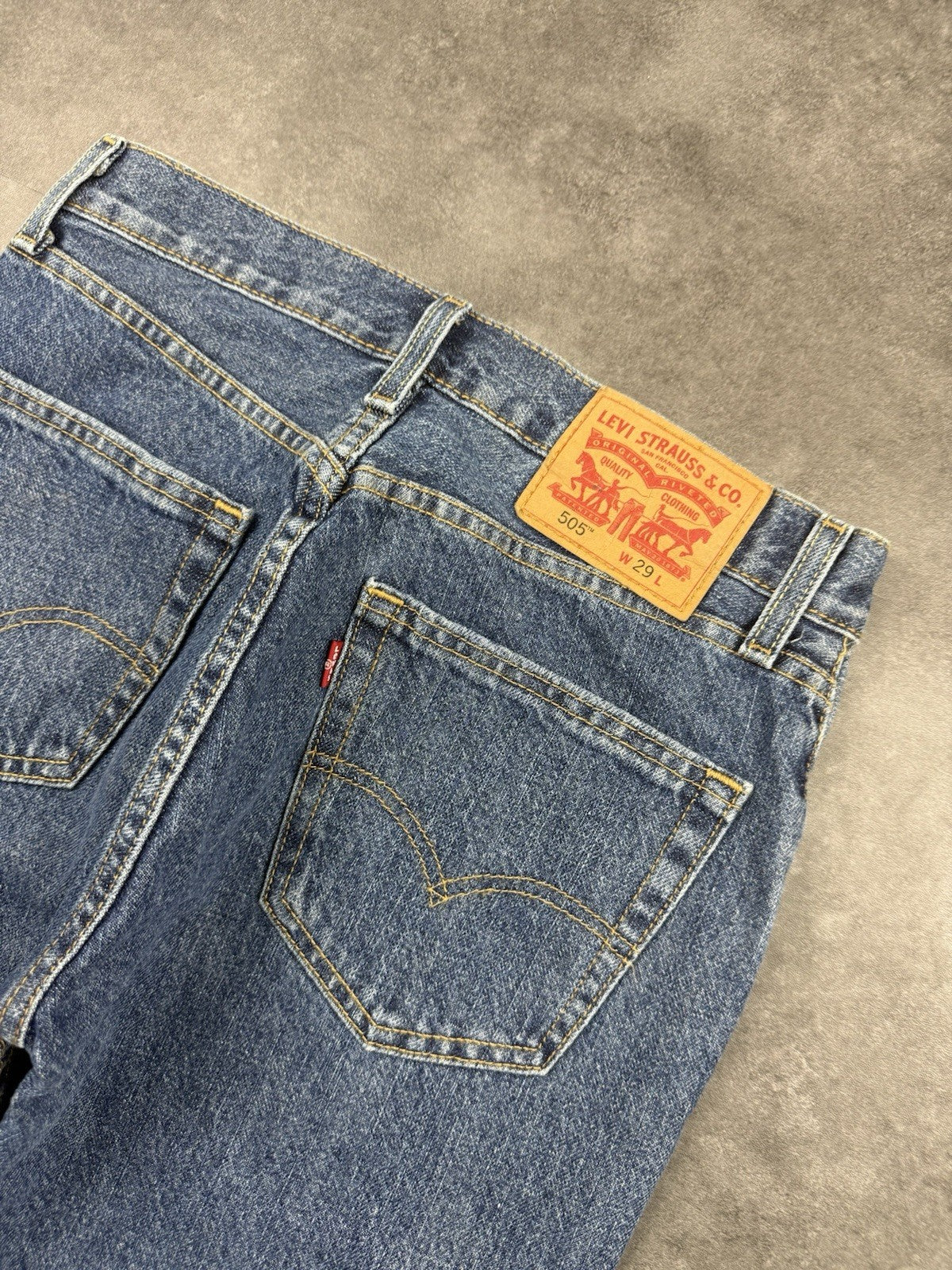 Levi's 505 Vintage Baggy Loose Jorts 90s Y2K Denim Jeans Shorts 29W