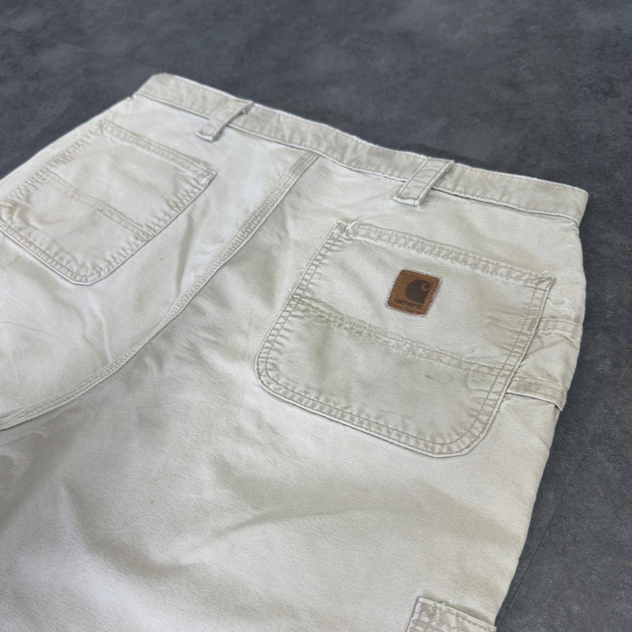 Carhartt 2000s dungaree workwear comfort fit cargo shorts