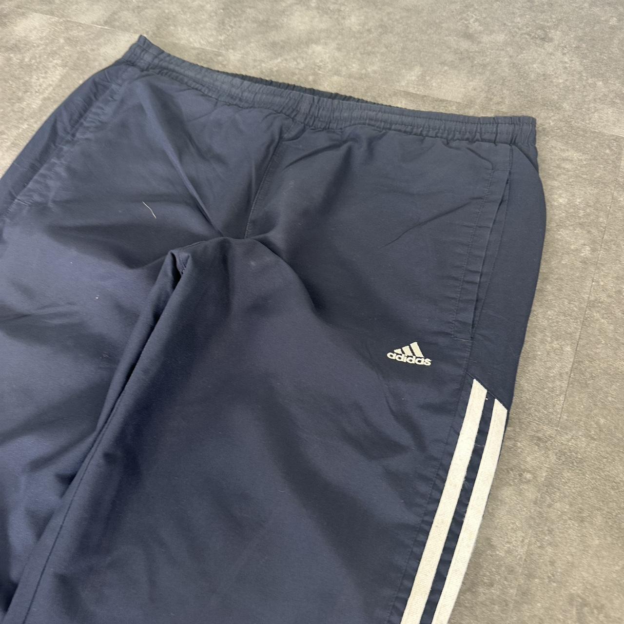Adidas 2000s baggy vintage sportswear adjustable track pants