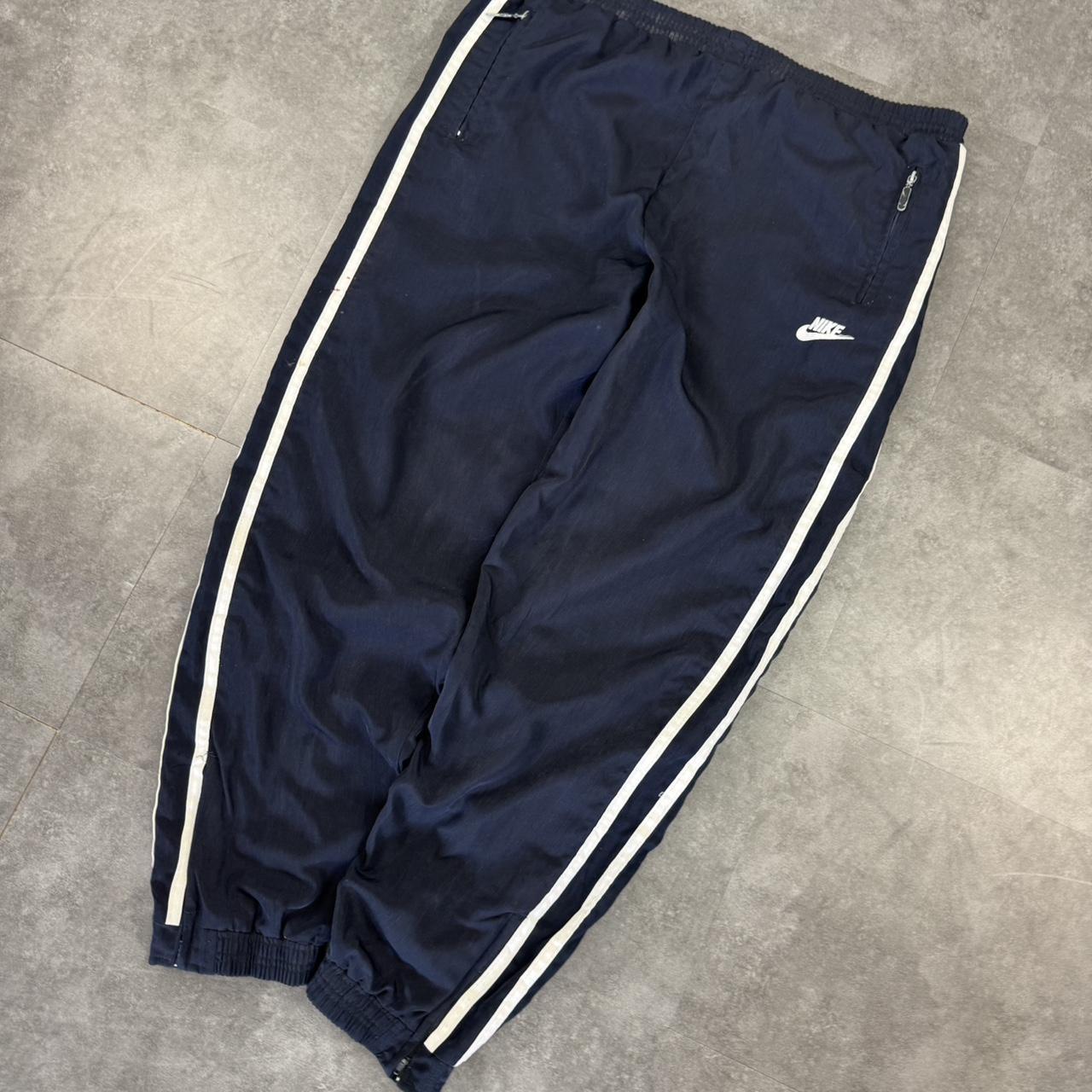 Nike 2000s baggy vintage sportswear adjustable track pants