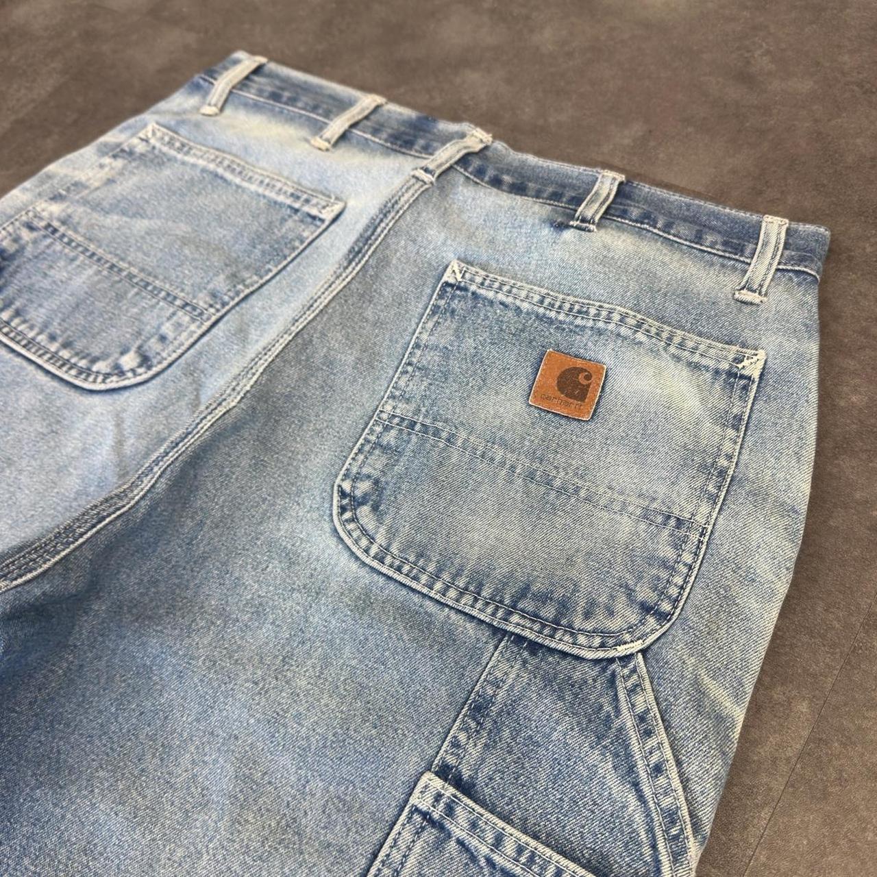 Carhartt 2000s dungaree workwear comfort fit cargo shorts