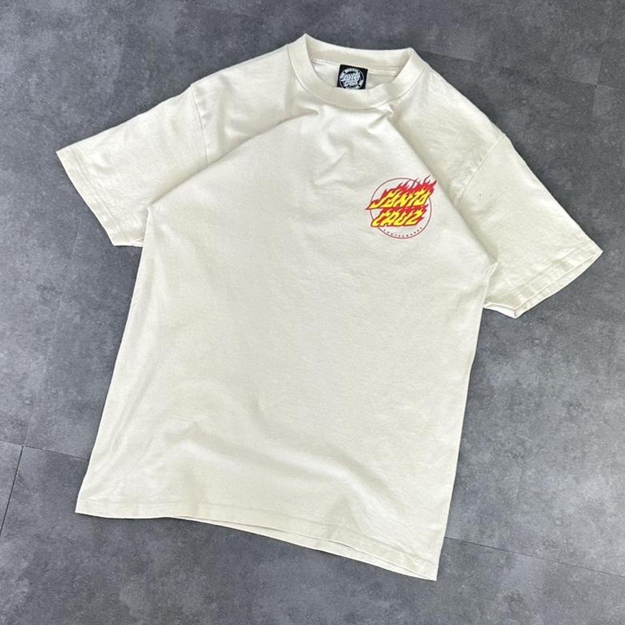 Santa Cruz Skateboarding T 2000s Y2K logo print design