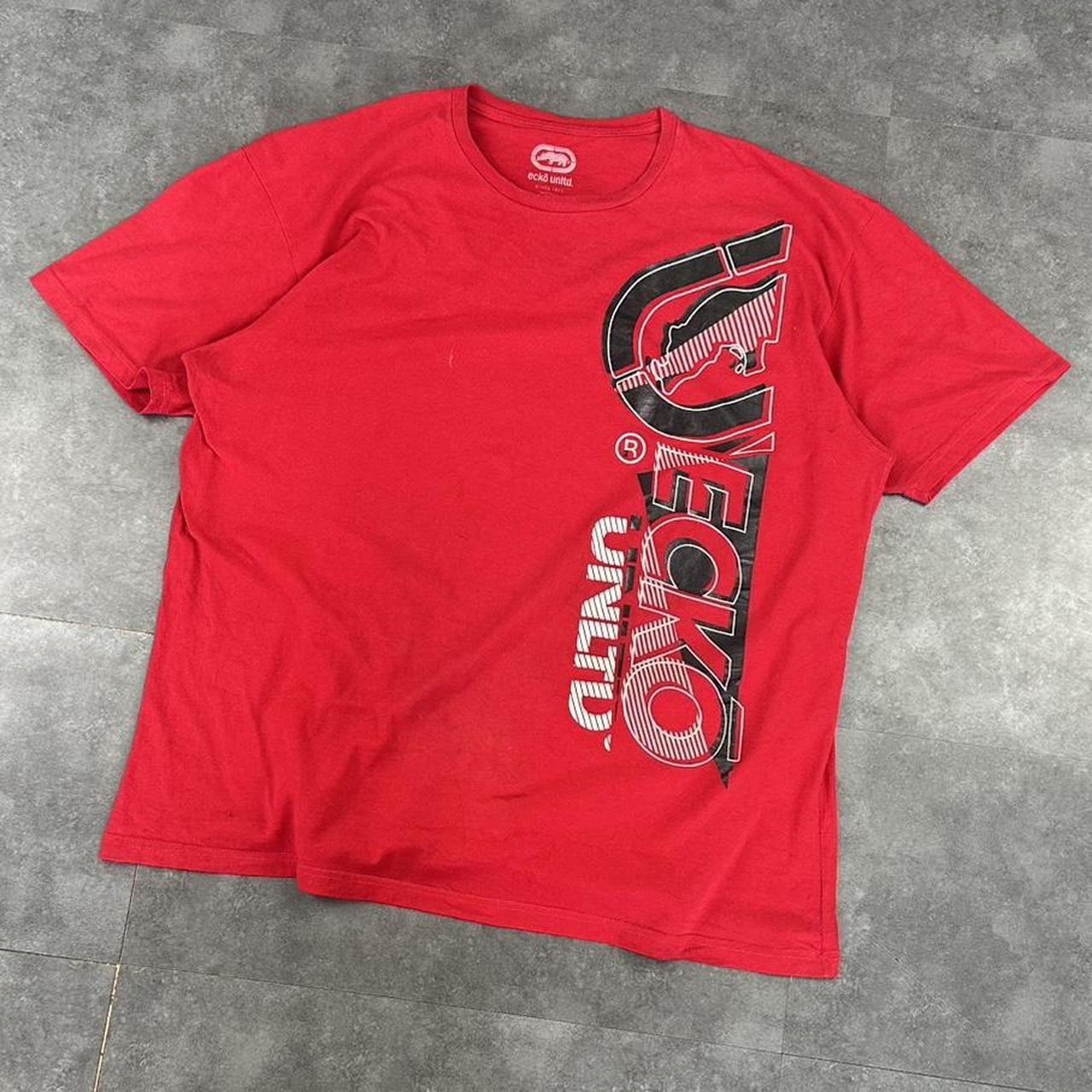 Ecko Unltd 90s Y2K print graphic logo shirt