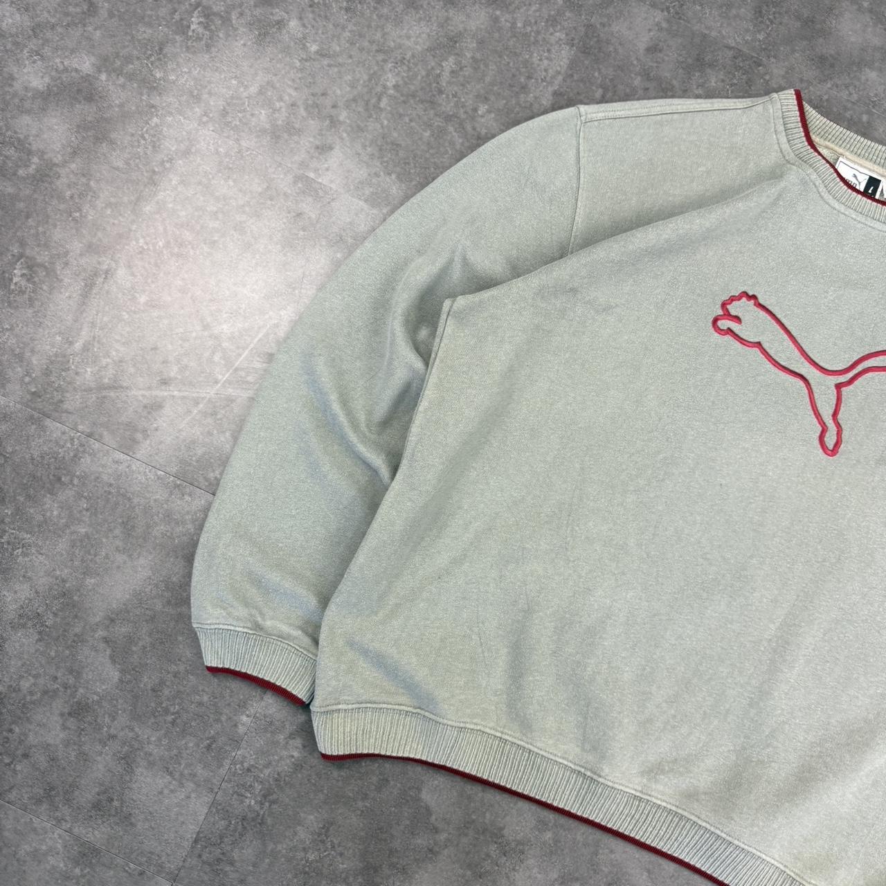 Puma Vintage 90s Embroidered Spellout Sweatshirt Y2k Sportswear