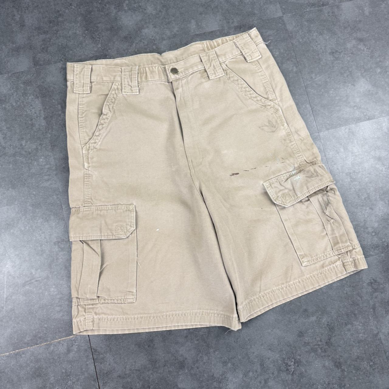 Carhartt 2000s dungaree workwear comfort fit cargo shorts