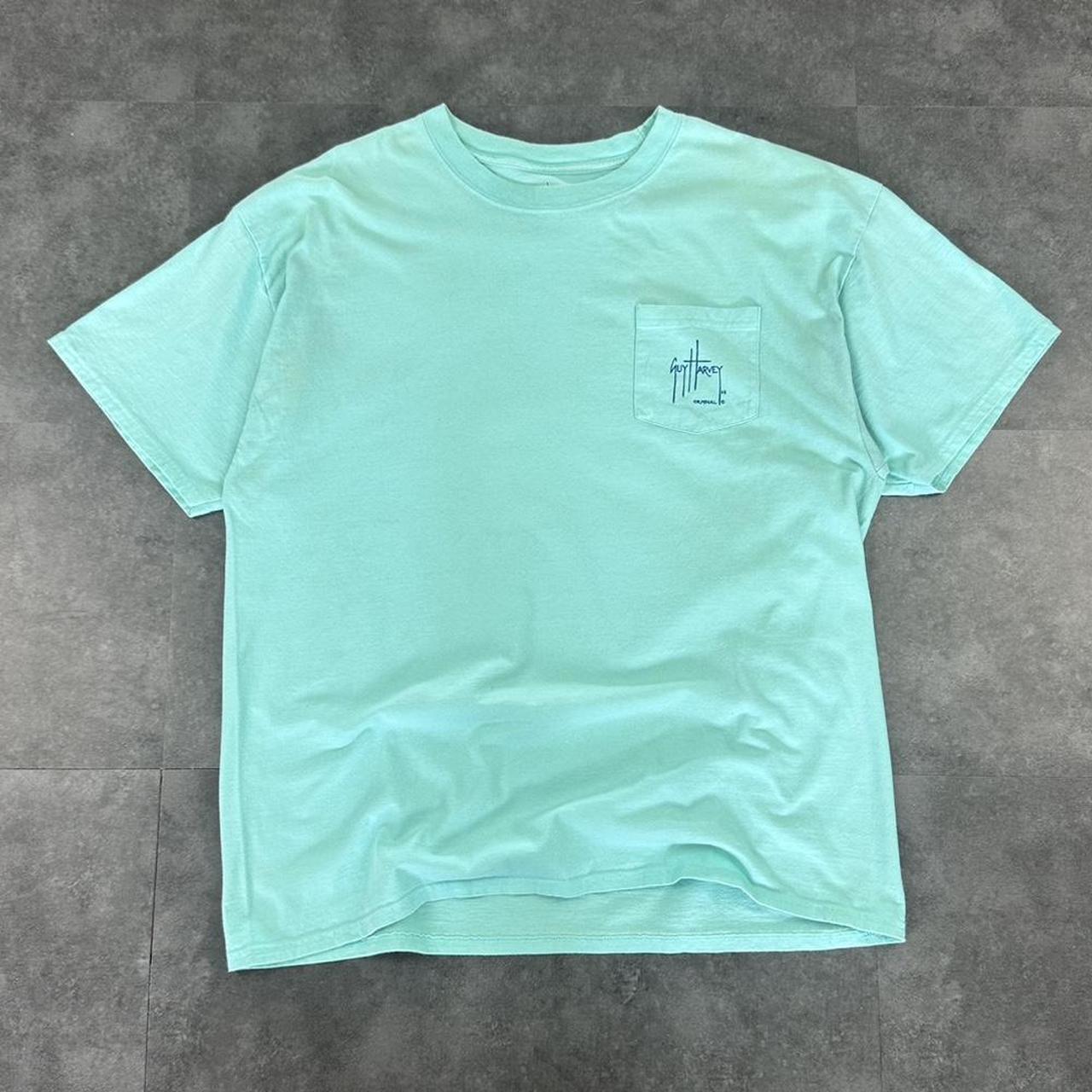 Guy Harvey T 2000s Print Logo Fishing swordfish design graphic T shirt