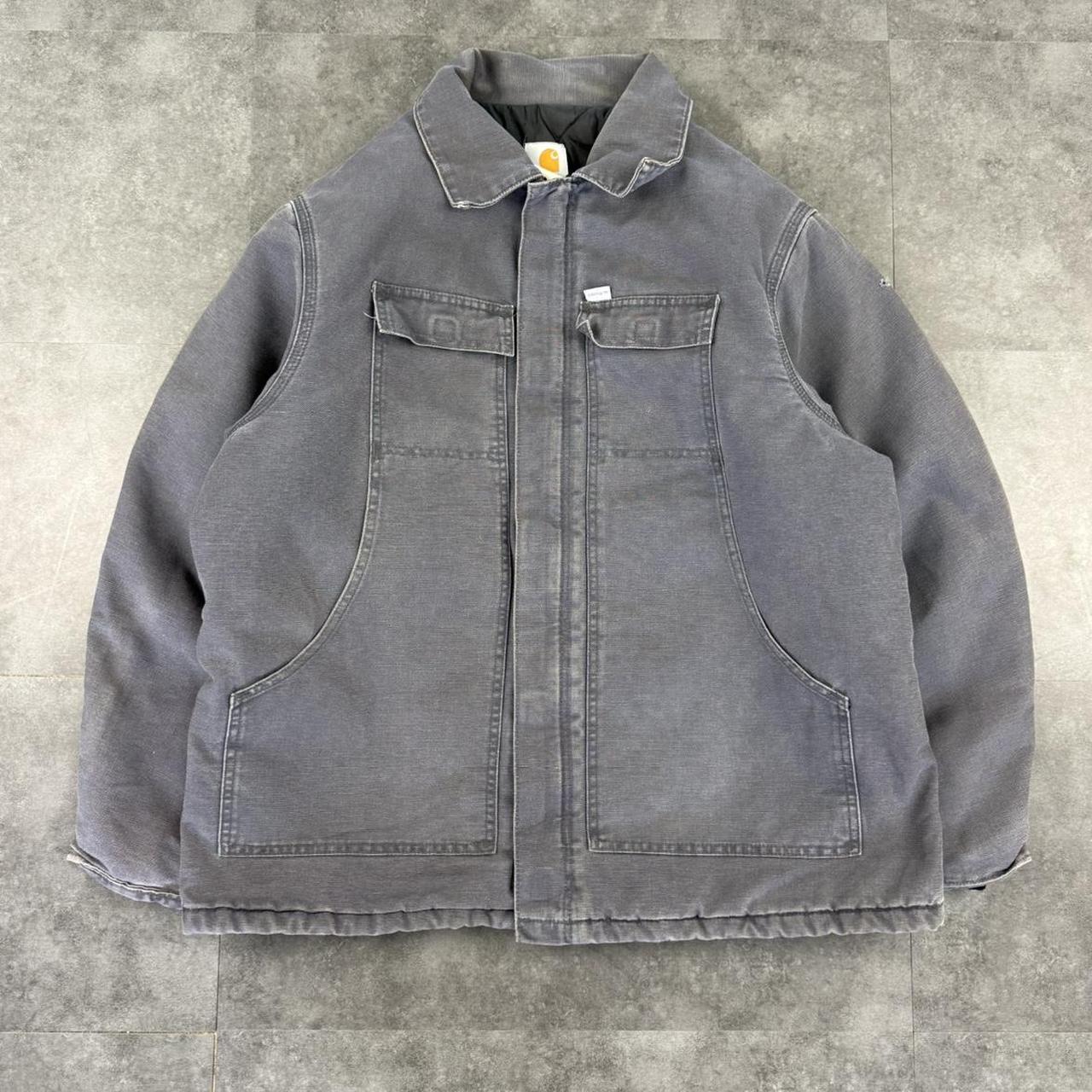 Vintage Carhartt Detroit Active 90s Y2K Zip up Workwear Distressed Jacket