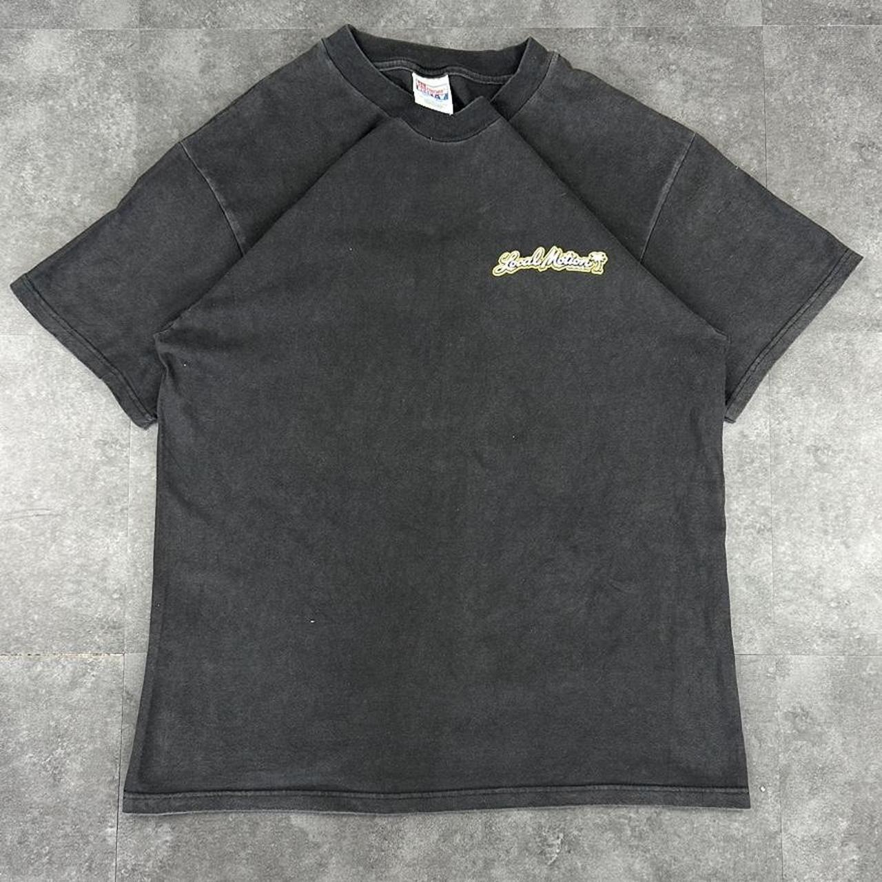 Hanes Beefy T 2000s Surfer Local Motion Print graphic T shirt