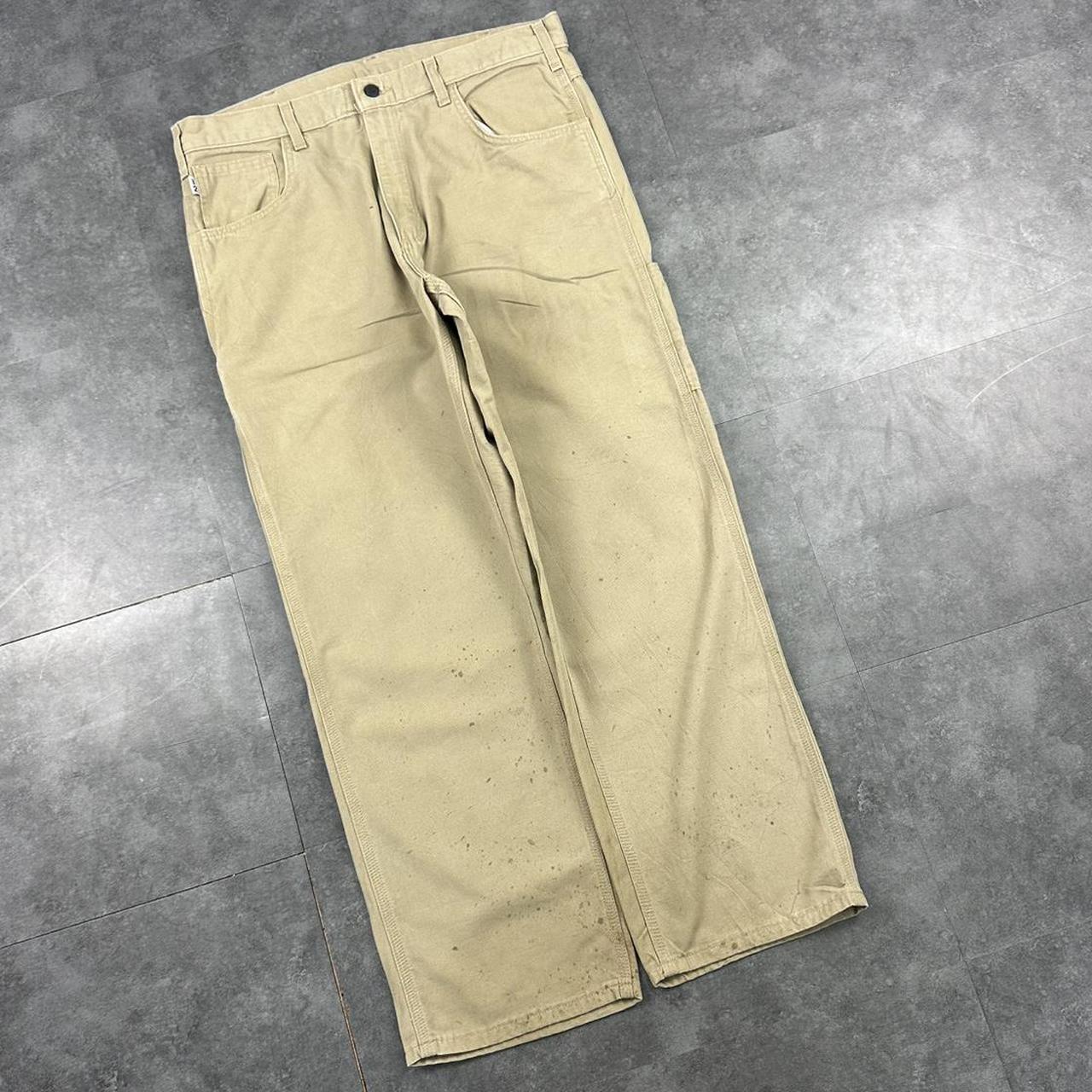 Carhartt 2000s dungaree workwear comfort fit cargo trousers