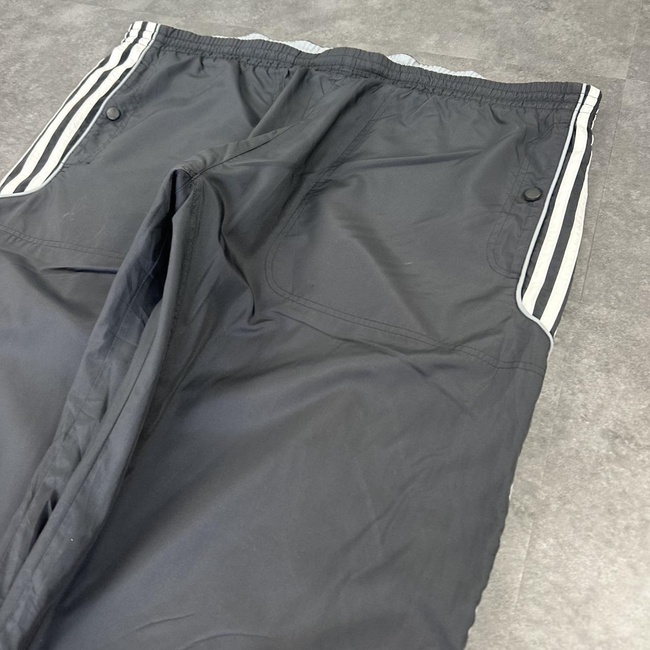 Adidas 2000s baggy vintage sportswear adjustable track pants