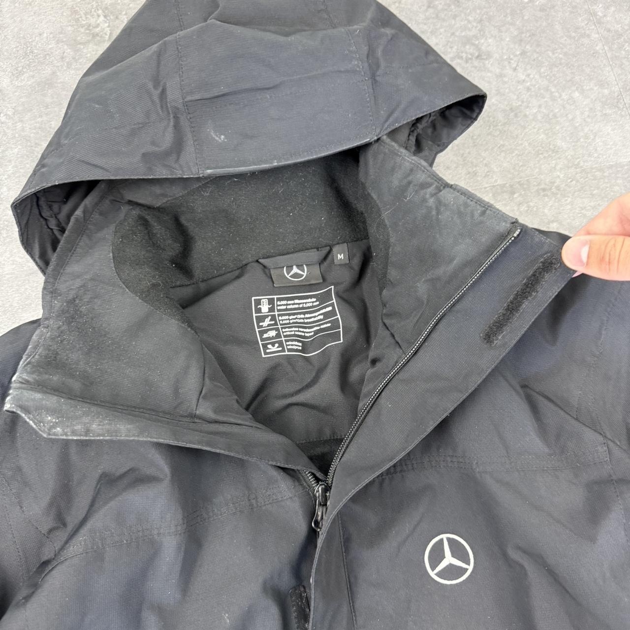 Vintage 2000s Mercedes padded Waterproof windbreaker jacket
