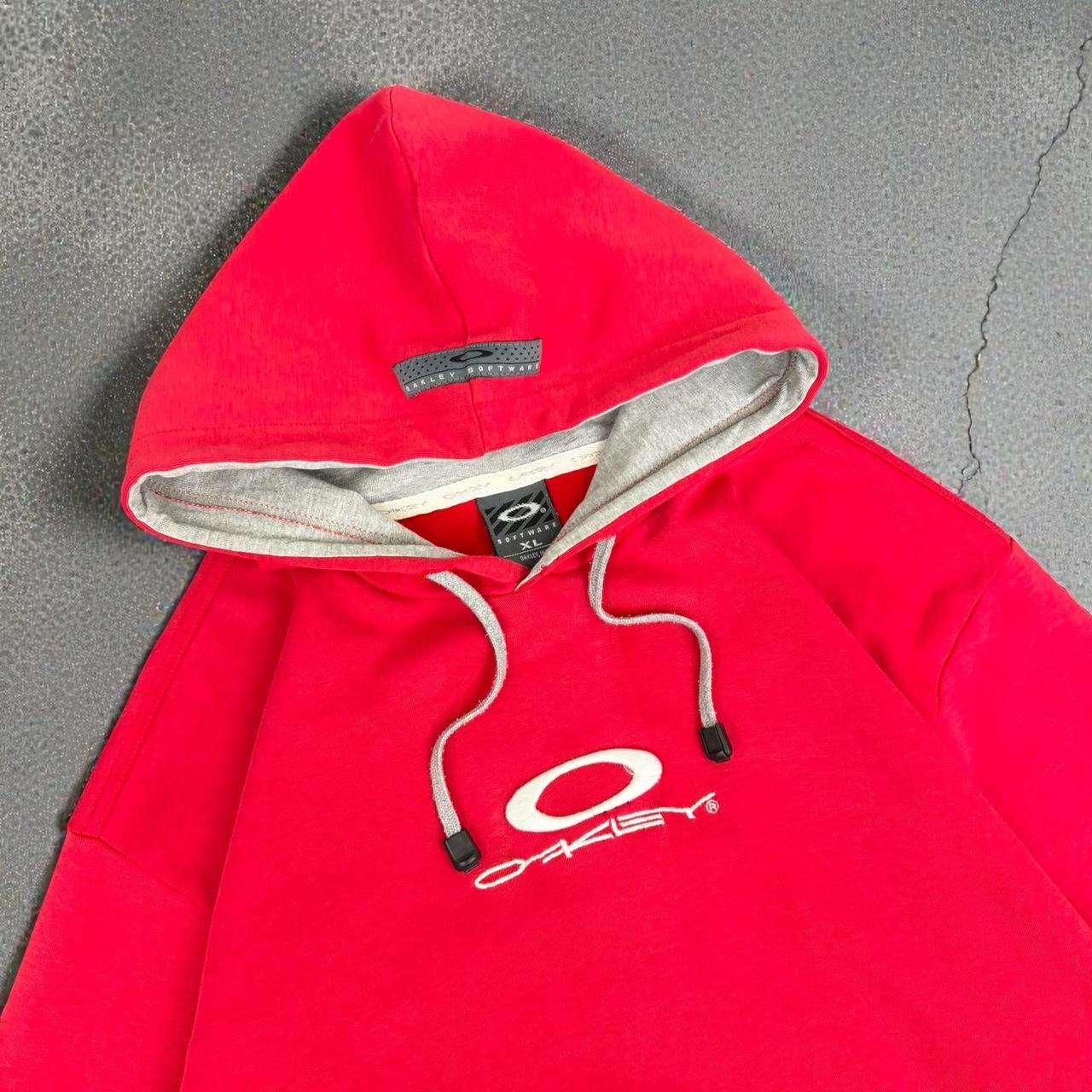 Rare Oakley Software Vintage Y2K Surfwear gorpcore logo boxy hoodie