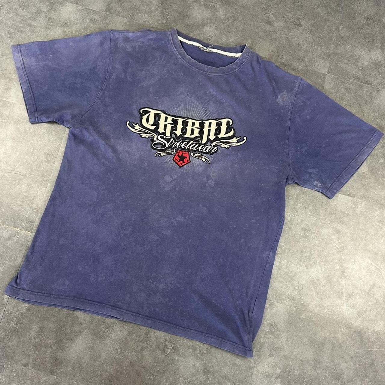 Tribal Streetwear 2000s Surfer Print graphic T shirt