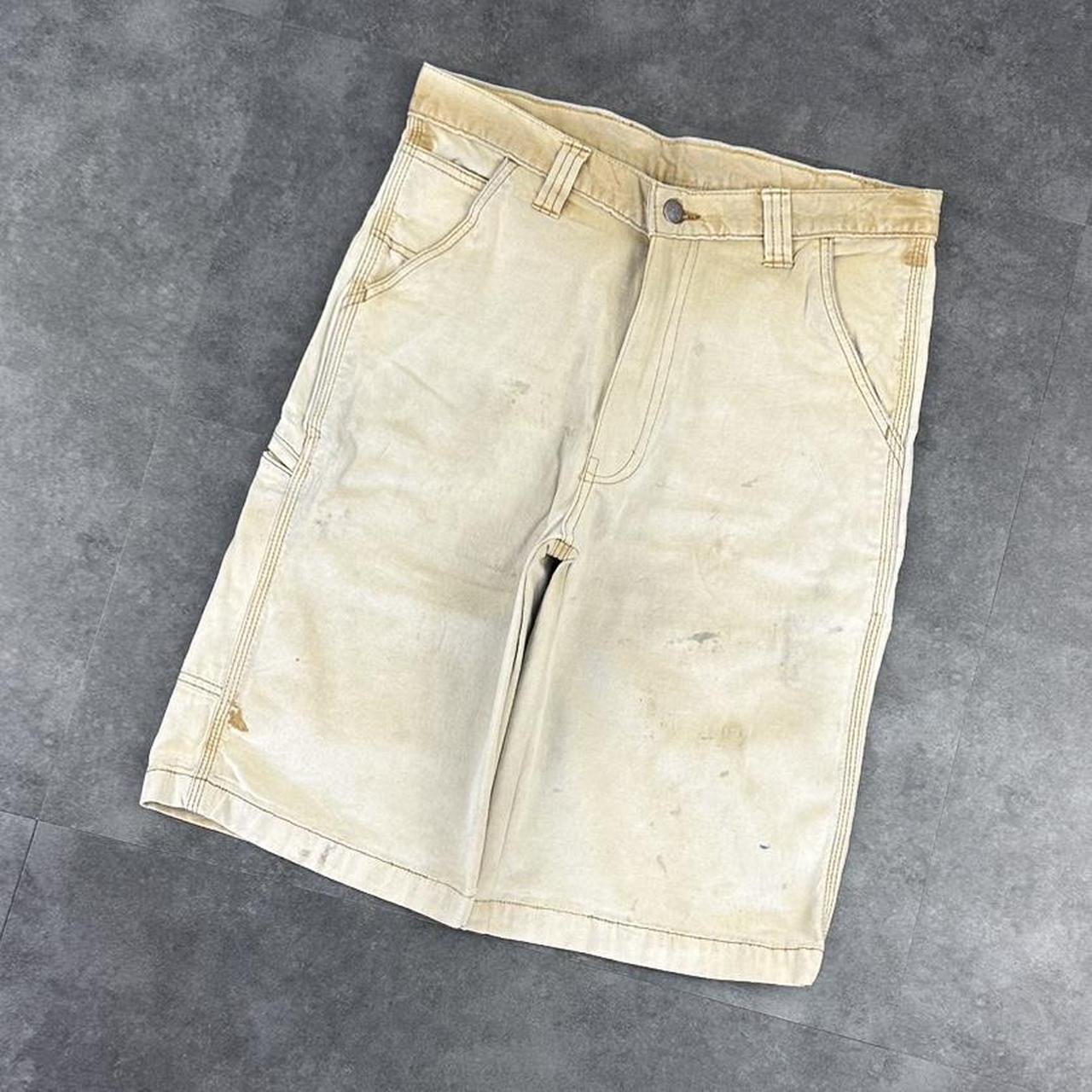 Carhartt 2000s dungaree workwear comfort fit cargo shorts