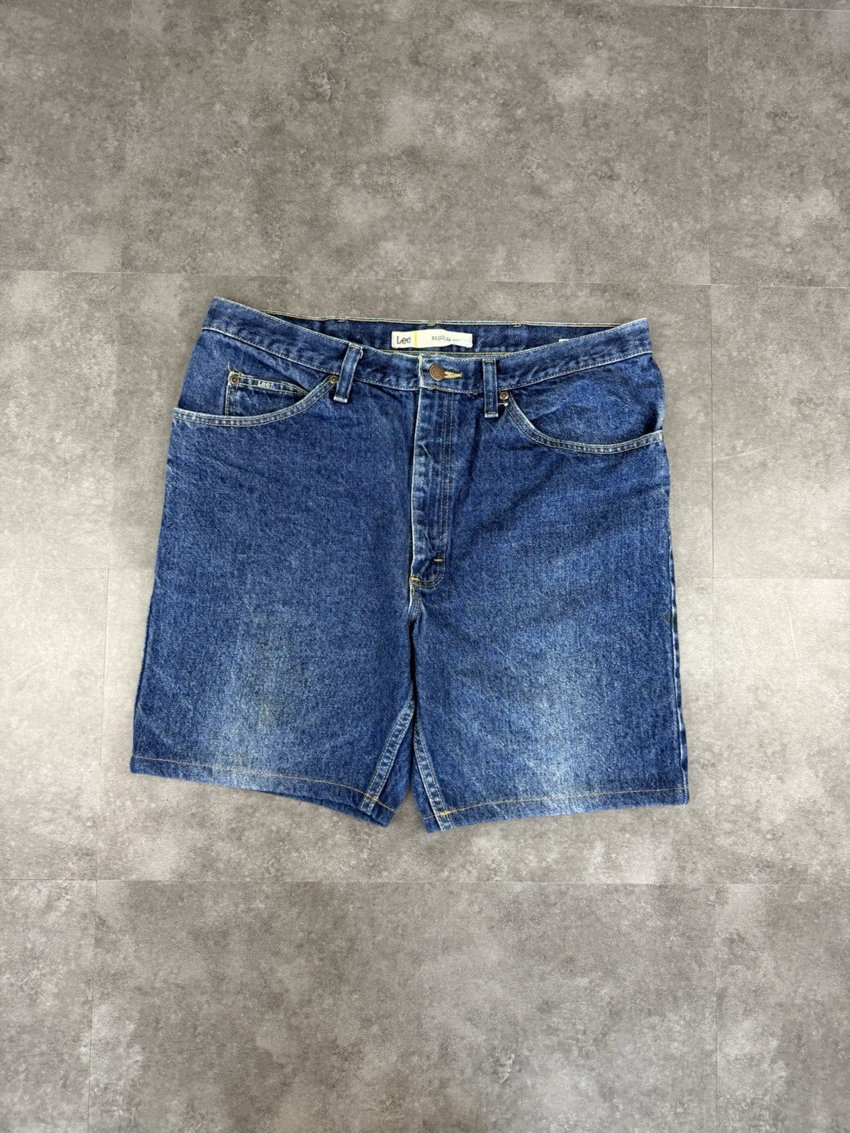 Lee Vintage Baggy Loose Jorts 90s Y2K Denim Jeans Shorts Skater 36W
