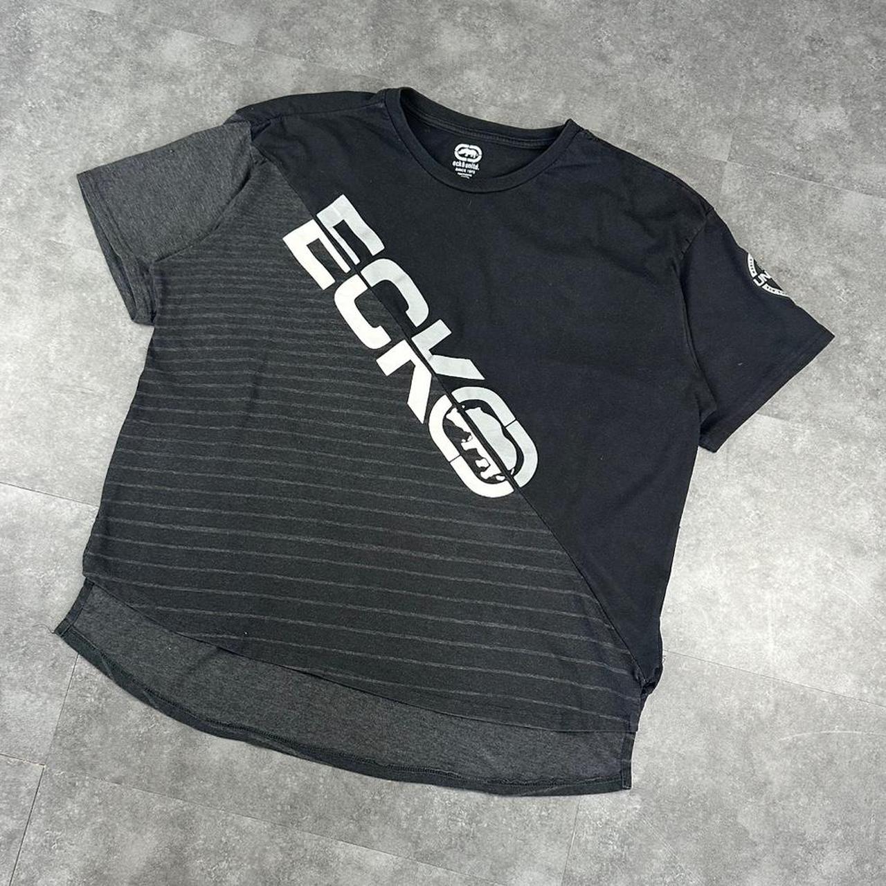 Ecko Unltd T 2000s Y2K logo print graphic T shirt