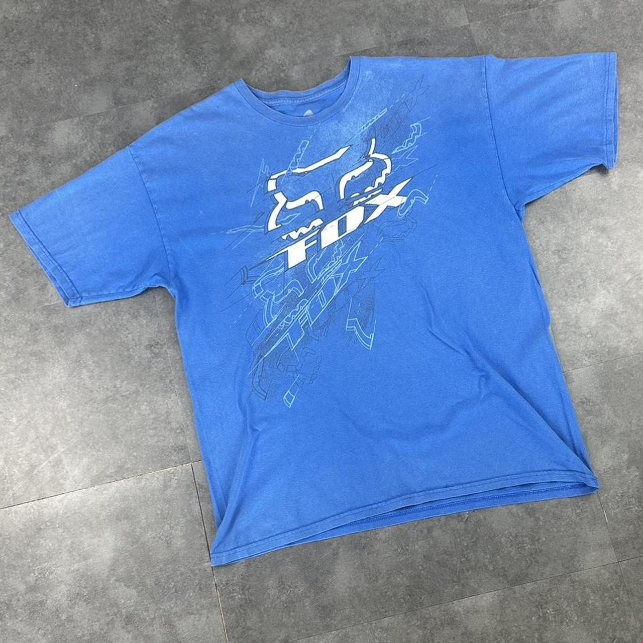 Fox Racing T 2000s Print Logo graphic T shirt