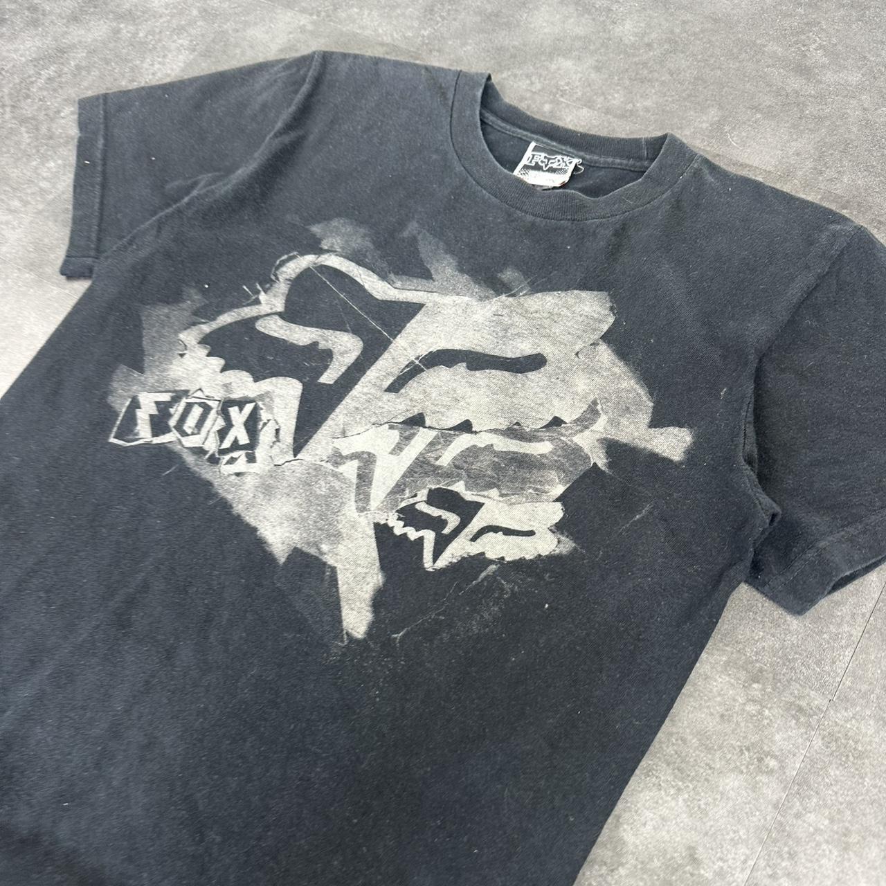 Fox Racing T 2000s Print Logo design graphic T shirt