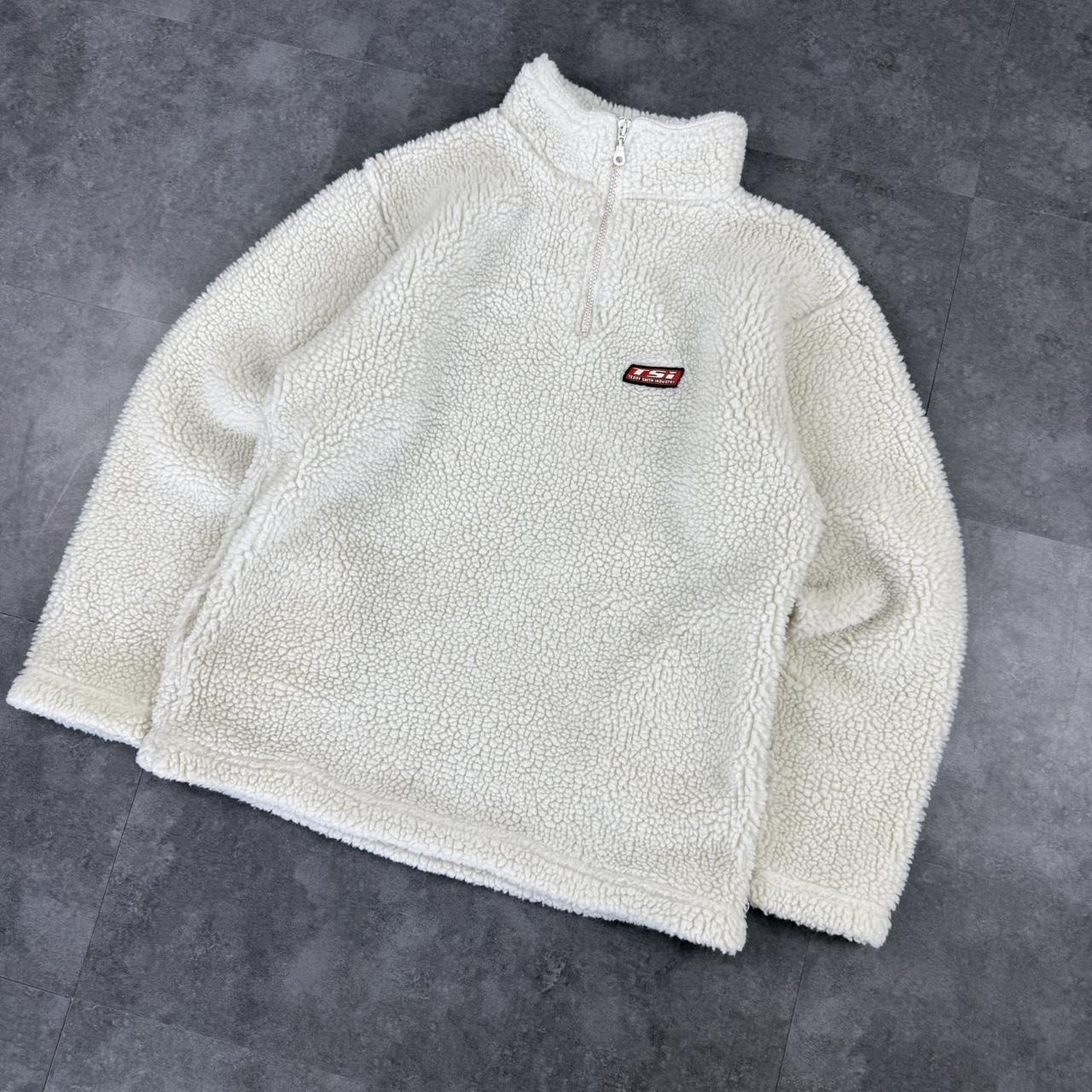 Teddy Smith Industries vintage 2000s Sherpa 1/4 zip snowboarder fleece