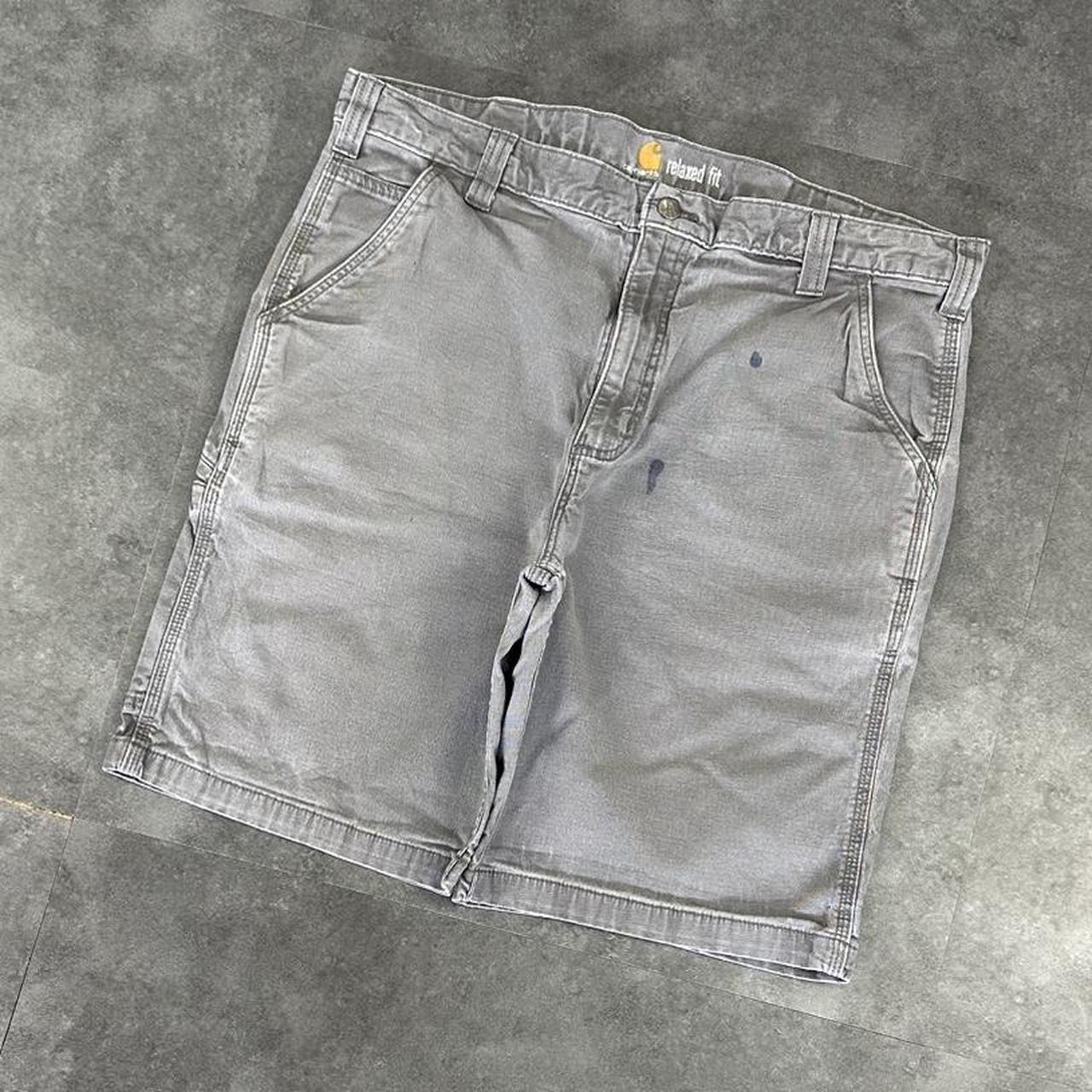 Carhartt 2000s dungaree workwear comfort fit cargo shorts