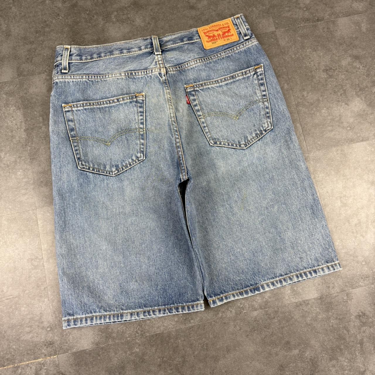 Levi 2000s 569 carpenter baggy skate denim short Jorts