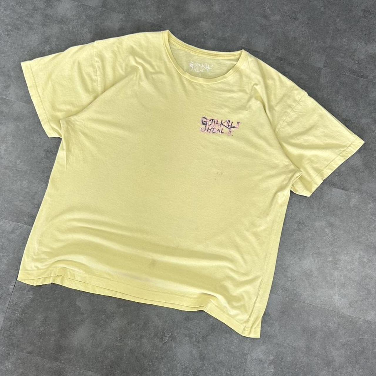 Gotta kill it to heal it T 2000s Y2K logo print Breast Cancer Awareness logo
