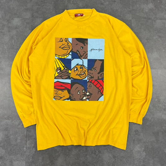 Rare Fubu Fat Albert 2000s long sleeve graphic print T shirt