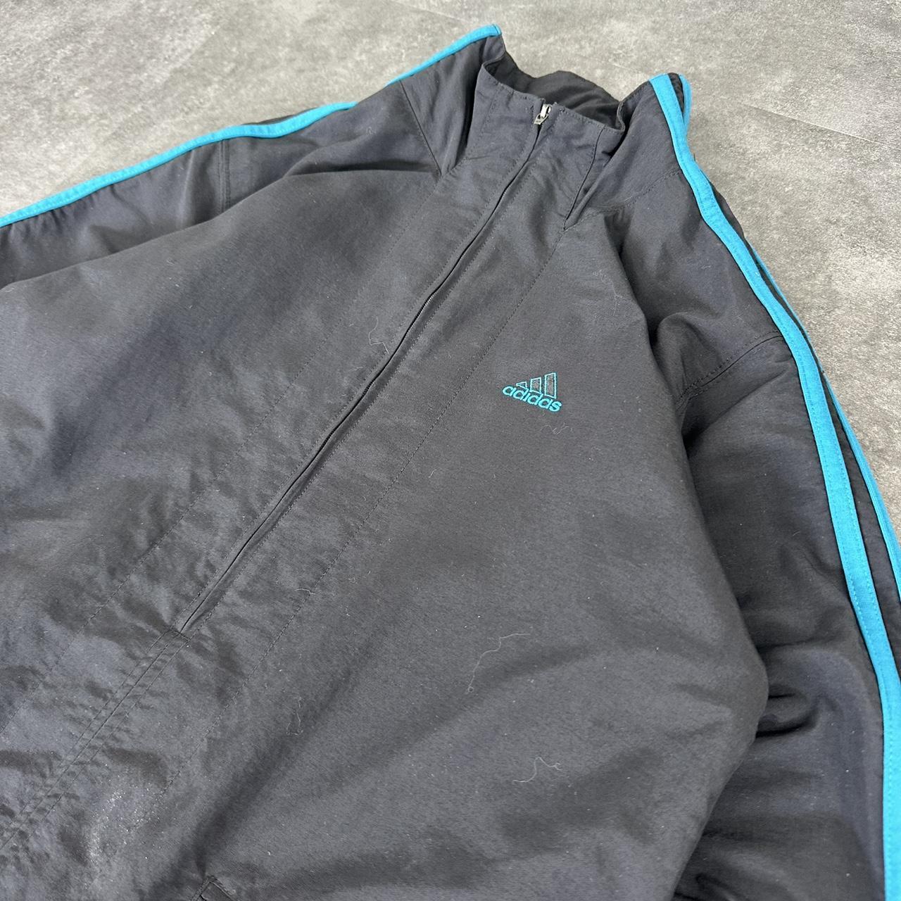 Adidas Vintage 90s button up waterproof Jacket / windbreaker