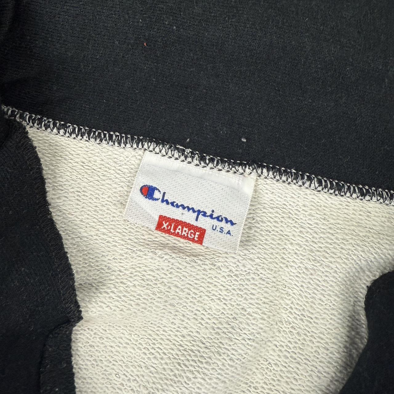 Champion 2000s vintage Spellout big logo 1/4 zip Sweatshirt