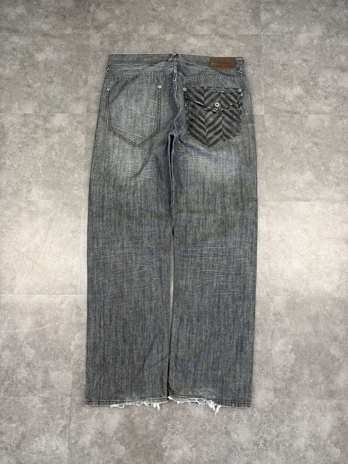 Sean John 2000s Hip Hop Baggy Jeans 90s Y2K Vintage Skate Embroidered 36W 32L