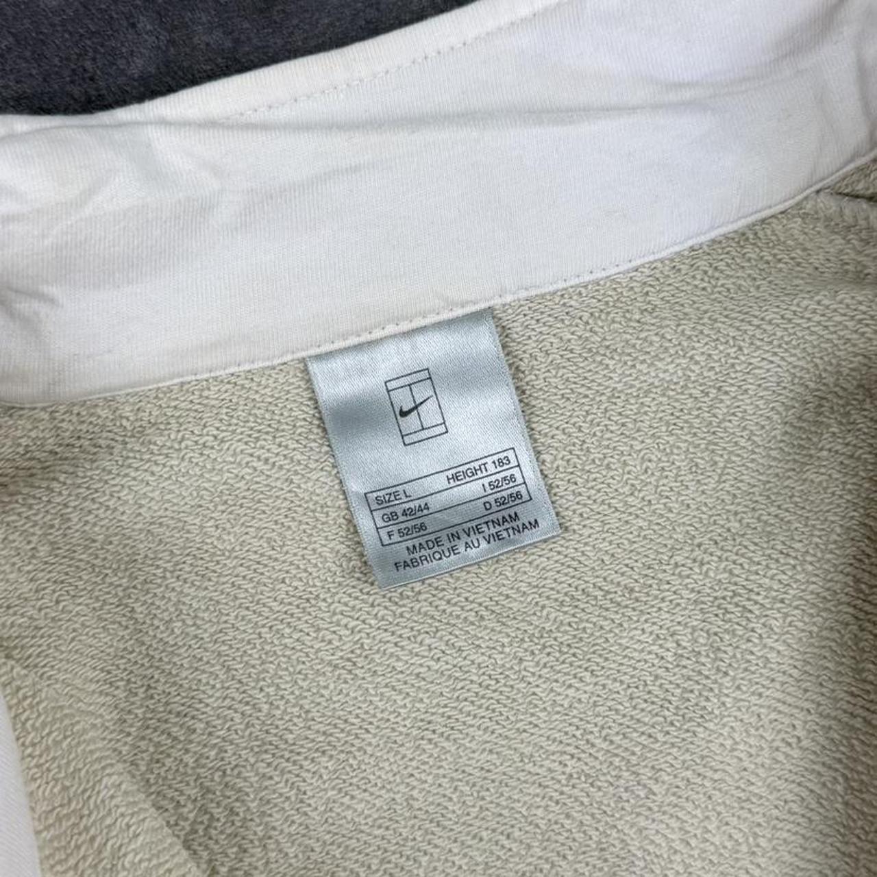 Vintage Nike Court 2000s Spellout 1/4 zip tennis Sweatshirt