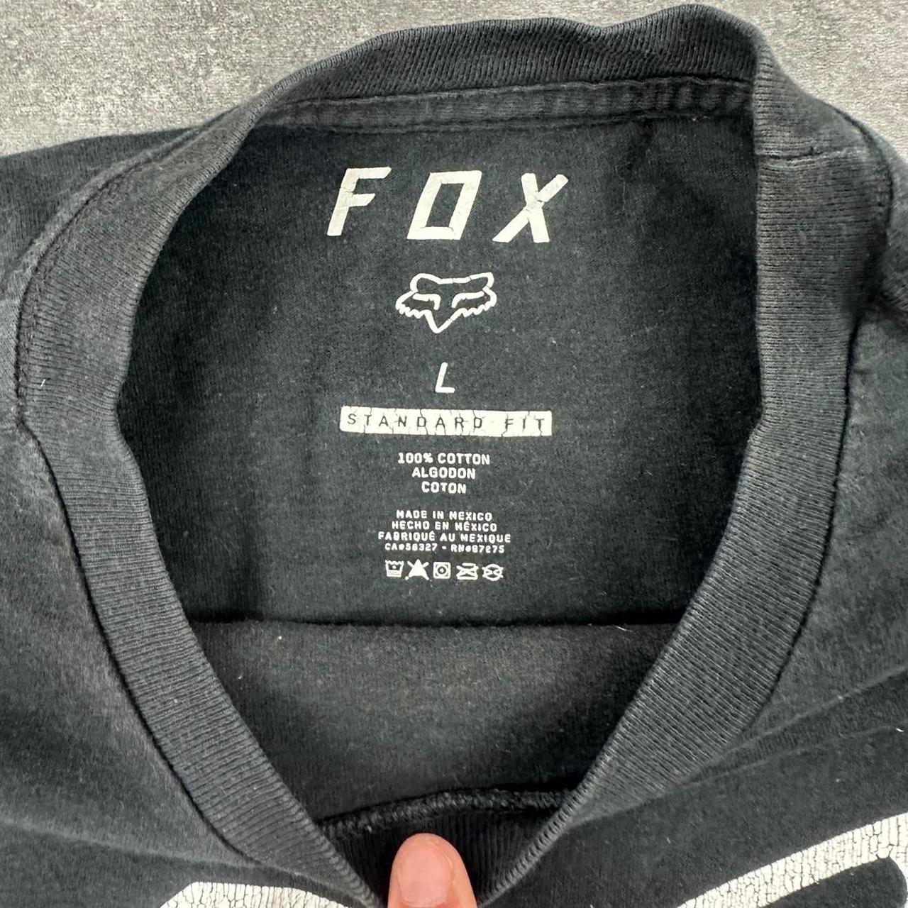 Fox Racing 2000s logo Print Logo graphic T shirt